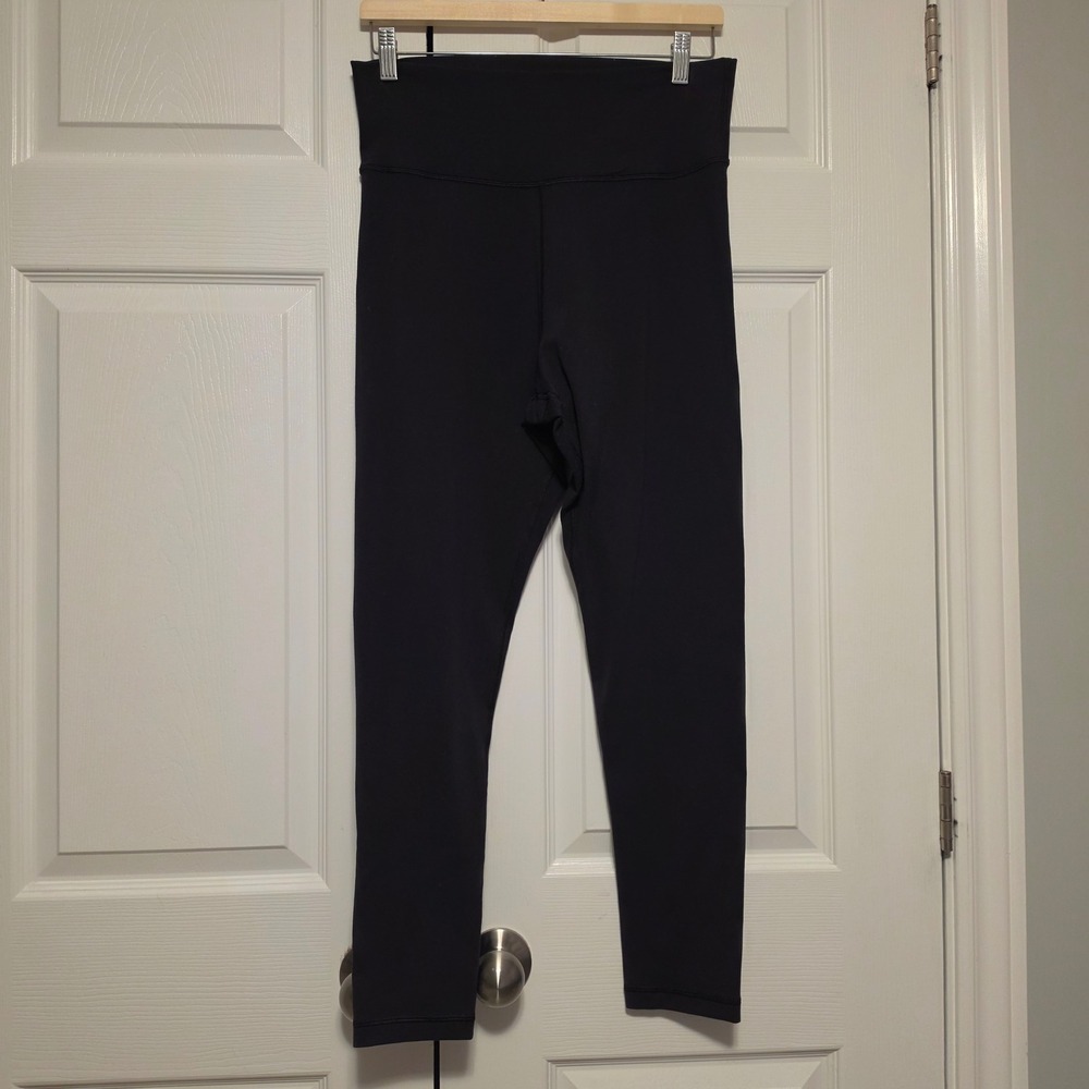 Tna Aritzia High Waisted Athletic Leggings Solid Black Size Large